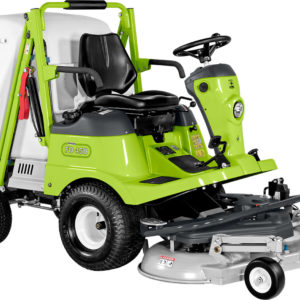 Grillo FD450 Outfront Mower c/w 113cm (44") Deck and a 450Ltr High Lift Collection Box-0
