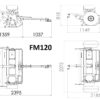 Chapman FM120 Flail Mower Powered by a 21hp Honda GX630 V-Twin Engine-11589