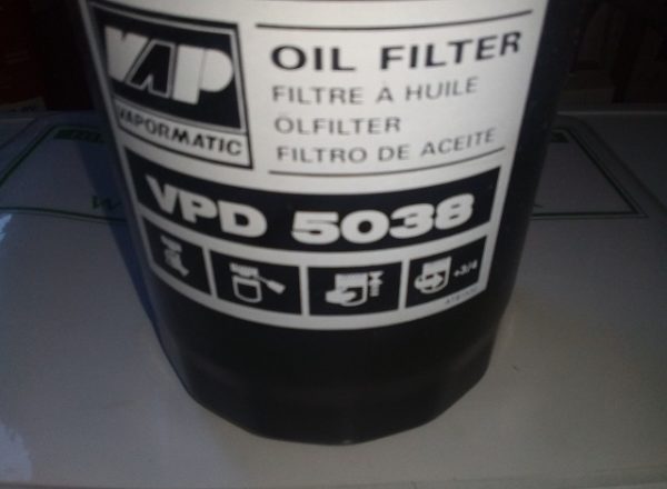 Vapormatic Oil Filter VPD5038-0