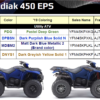 Yamaha Kodiak 450 c/w Electric Power Steering (EPS), Independent Rear Suspension (IRS) & Winch-9722
