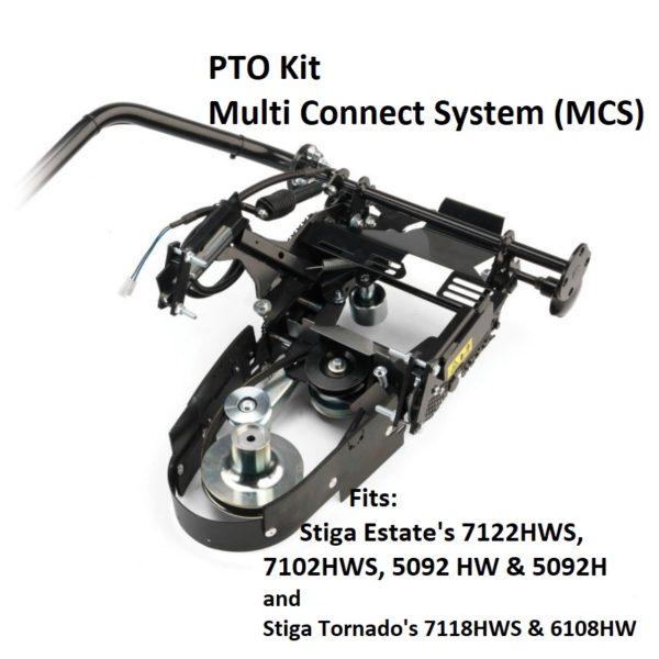 Stiga PTO Kit and pulley for Garden Tractors (MCS Multi Connect System) -0