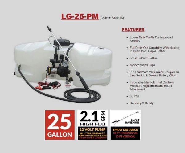 Fimco Spray Tank 25 Gallon (95Ltr) - LG-25-PM-0