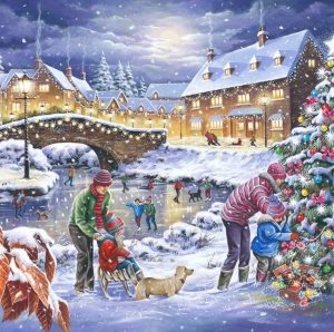 House of Puzzles The Redcastle Collection "Twinkling Lights" 1000 Piece-0