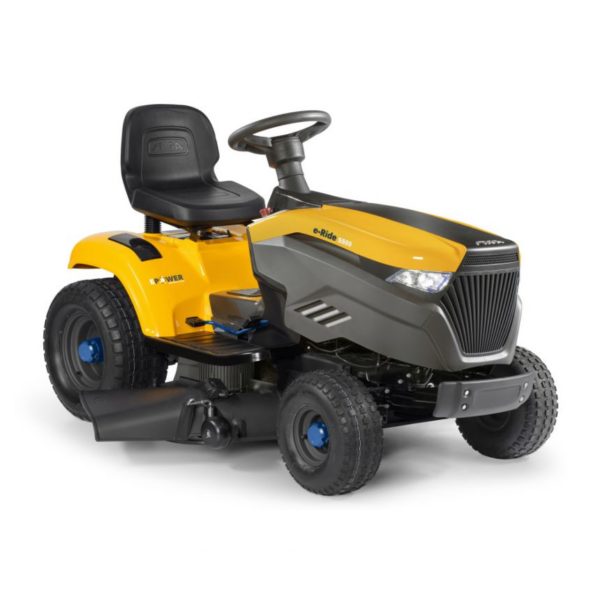 Stiga e-Ride S500 Battery Side Discharge Tractor c/w 98cm (38") Deck. Powered by Lithium-ion Battery-0