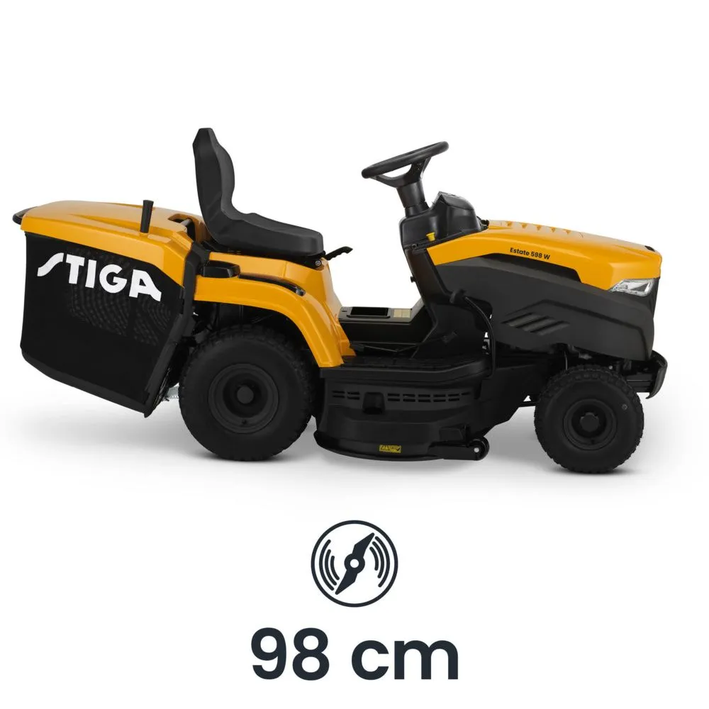 Stiga Estate 598W 98cm (38") Ride-on Lawn Tractor