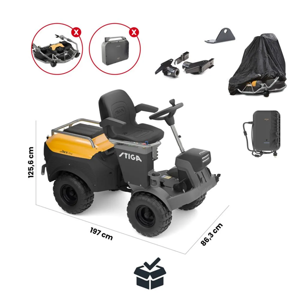 Stiga ePark Pro 900 Fully Electric Out-Front Mower